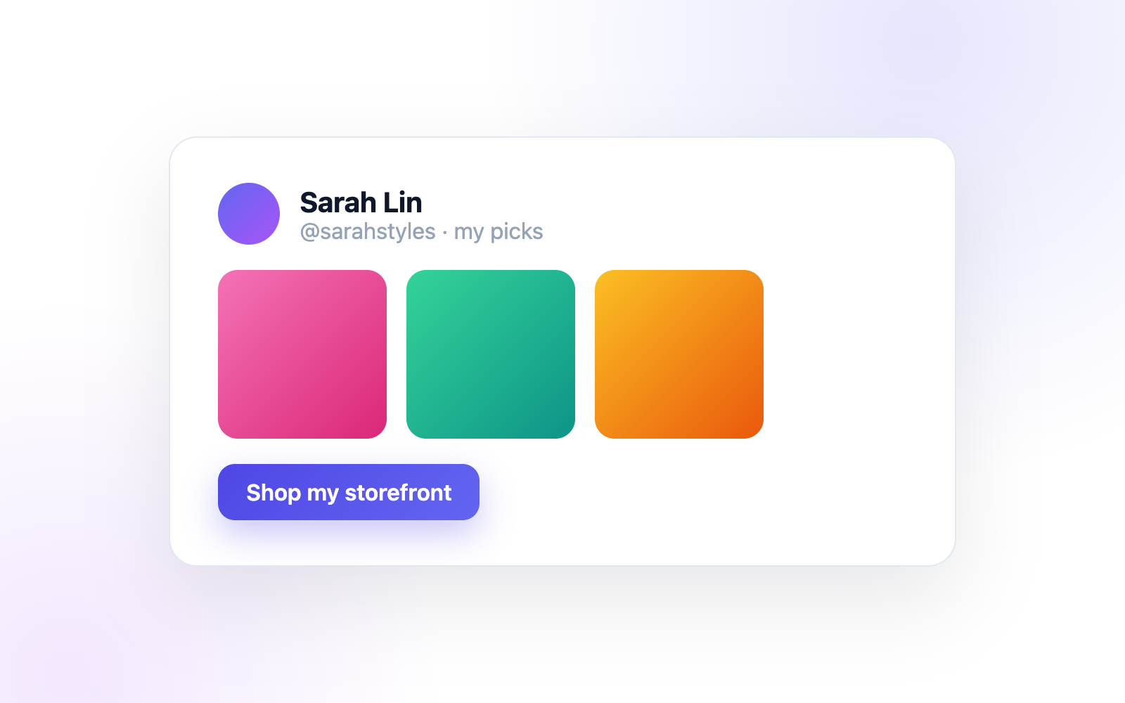 Give every creator their own storefront
